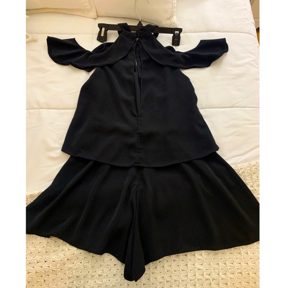 Pookie & Sebastian Black Romper